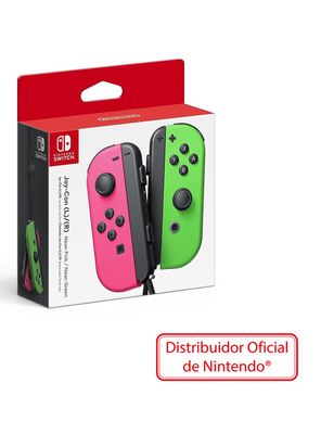 Control Nintendo Switch Joy-Con Controller Pair Rosado y Verde