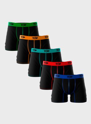 Pack Boxer 5 Medio Liso