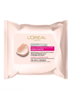 Imagen 2 del producto Toallitas Dermo Expertise L'Oréal Paris Desmaquillantes Hidratantes Hidra-Total 5