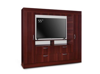 Clóset Baker TV 55"" 2P 4C Chocolate