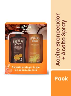Pack Aceite Bronceador SFP4 240 ml + Spray Carrot SPF 30 240 ml
