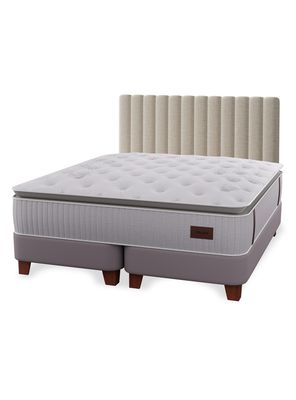 Cama Europea Heritage 2 Plazas 150x200 cm + Respaldo Tubular