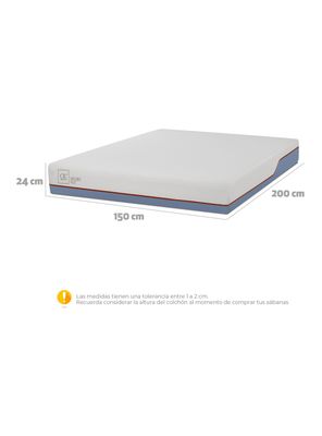 Imagen 2 del producto Colchón Excellence Plus 2 Plazas x 200 cm + Almohada