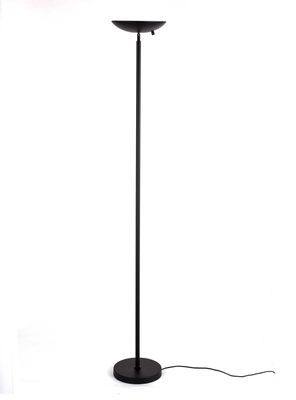 Lámpara Pie Led Antorcha Negro