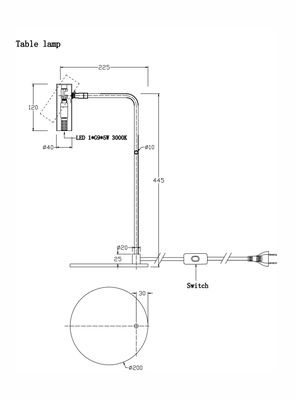 Imagen 2 del producto Lámpara Tl Sobremesa Led Negro