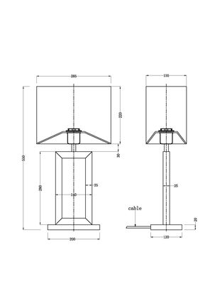 Imagen 2 del producto Pantalla Lámpara Sobremesa Mini MX