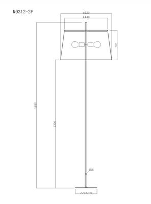 Imagen 2 del producto Pantalla Lámpara Pie Argus