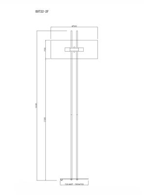 Imagen 2 del producto Pantalla Lámpara de Pie H