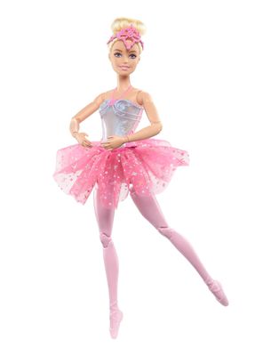 Muñeca Bailarina Luces Brillantes Tutú Rosa