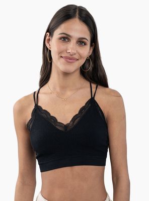 Bralette Lolita Pocket Verbena Negro