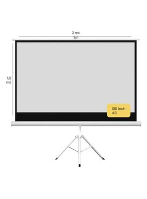 Imagen 2 del producto Telón Mural de Proyector Portátil 100""