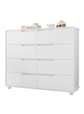 Cómoda Doble White 8 Cajones