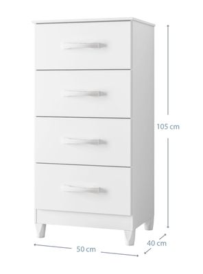 Imagen 2 del producto Cómoda White 4 Cajones