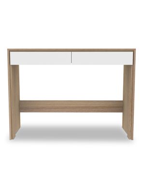 Escritorio Roma 2 Cajones Café/Blanco