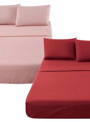 Imagen 2 del producto Set 2 Sábanas King Microfibra Mix y Match