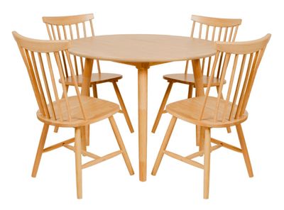 Imagen 2 del producto Juego de Comedor Elaine + 4 Sillas