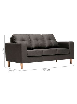 Imagen 2 del producto Sofá Infinity 3 Cuerpos Tela Lino