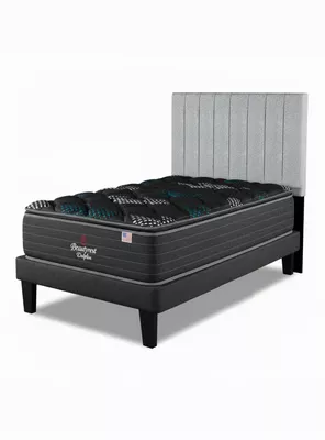 Cama Europea Dolphin 2 Plazas + Respaldo  TIGN GR