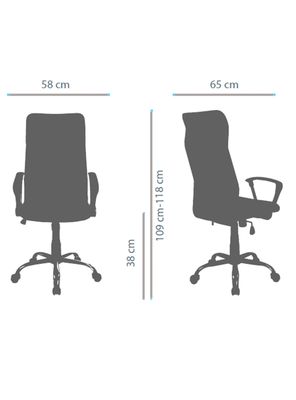 Imagen 2 del producto Silla de Escritorio Berny Negro