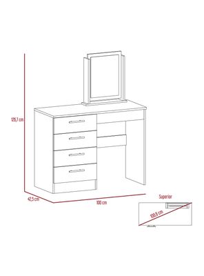 Imagen 2 del producto Mueble de Tocador Kaia Wengue-Miel
