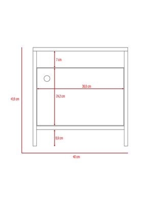 Imagen 2 del producto Velador Colore (1C) Wengue