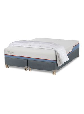 Cama Americana Excellence Plus 2 Plazas Base Dividida + Plumón
