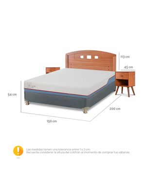 Imagen 2 del producto Cama Americana Excellence Plus 2 Plazas + Set de Muebles Gales