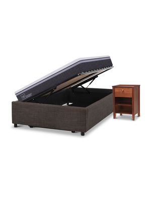 Imagen 2 del producto Cama Space Box Ortopedic Advance 1.5 Plazas +Muebles Torino