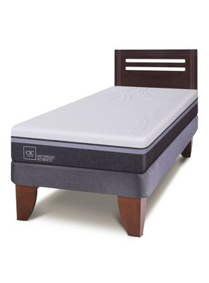 Cama Europea Ortopedic Advance 1.5 Plazas + Respaldo New Munich