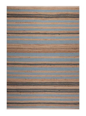 Alfombra 200 x 300 cm Yute Wool Stripe Rayas Natural