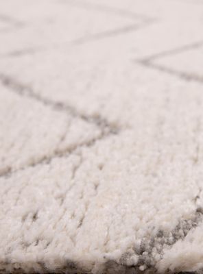 Imagen 2 del producto Alfombra 160 x 230 cm Navarra Beige Rayas