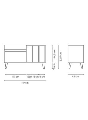 Imagen 2 del producto Rack TV Vinilo 1 Puerta