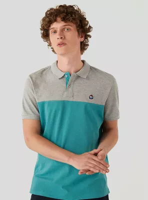 Polera Springfield Bicolor Polo