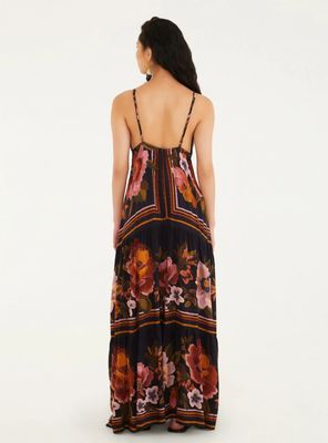 Imagen 2 del producto Vestido Largo con Escote V Diseño Floral