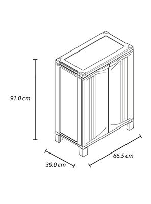 Imagen 2 del producto Armario Rimax Mediano Starplast Azul