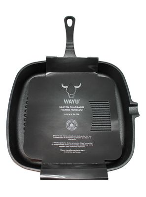 Imagen 2 del producto Sartén Wayu Cuadrado Parrilla Cocina BBQ