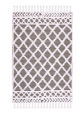 Alfombra Boho P. 160x230 cm Negro D2