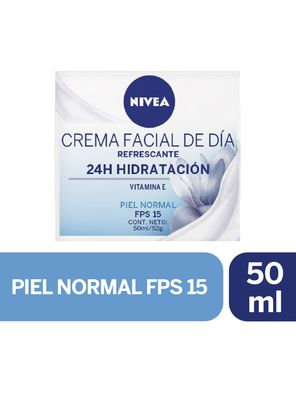 Crema Nivea Facial Hidratante Activa Día Fps15 Piel Normal 50 ml
