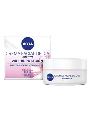 Imagen 2 del producto Crema Nivea Facial Hidratante Intensiva Día Fps15 Piel Seca 50 ml