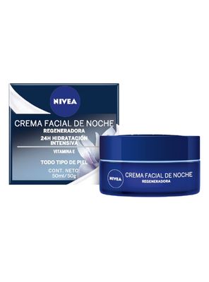 Imagen 2 del producto Crema Nivea Facial Hidratante Regeneradora Noche 50 ml