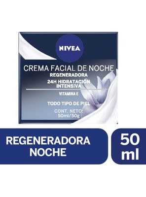 Crema Nivea Facial Hidratante Regeneradora Noche 50 ml