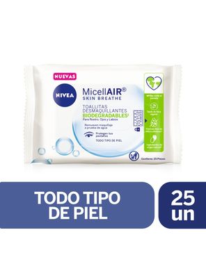 Toallitas Nivea Desmaquillantes Micelares 25 Unidades