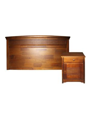 Set Respaldo Véneto 1.5 Plazas + Velador