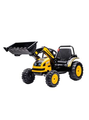 Retroexcavadora Amarilla Batería 12V