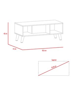 Imagen 2 del producto Mesa de Centro Cincinatti Z-100 Coñac