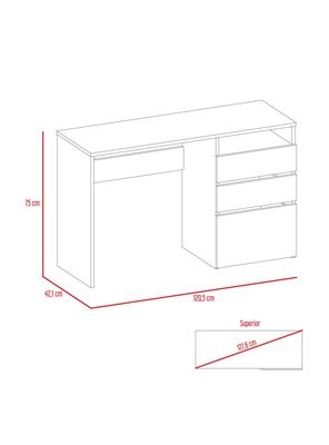 Imagen 2 del producto Escritorio Dublin Wengue