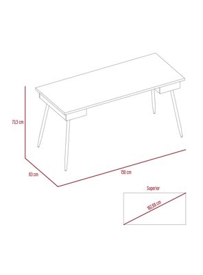 Imagen 2 del producto Escritorio Newport 150 Duna-Plomo