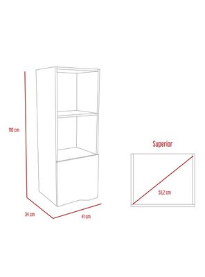 Imagen 2 del producto Mueble Alto Auxiliar Obregón