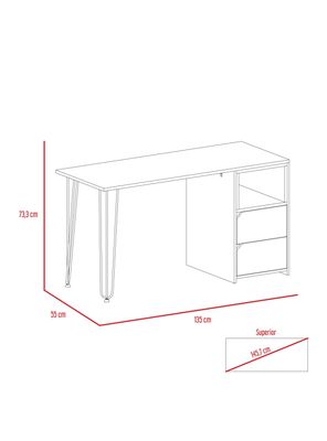 Imagen 2 del producto Escritorio Palermo Gales-Blanco