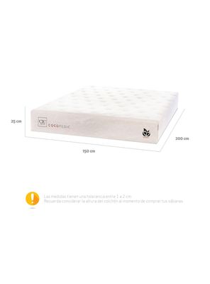 Imagen 2 del producto Colchón Cocopedic 1.50 x 2 mt